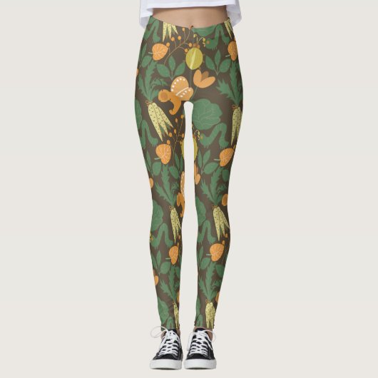 Leggings Motif d'été (Devant)