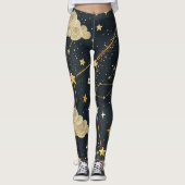 Leggings Motif d'étoile de constellation céleste (2) (Devant)
