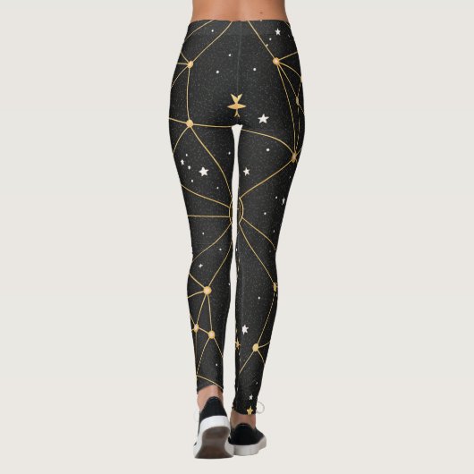 Leggings Motif d'étoile de constellation céleste (3) (Dos)