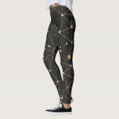 Leggings Motif d'étoile de constellation céleste (3) (Gauche)