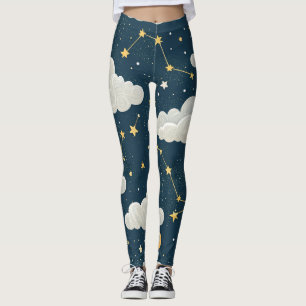 Leggings Motif d'étoile de constellation céleste (6)