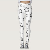 Leggings Motif d'étoiles (Devant)