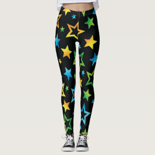 Leggings Motif d'étoiles