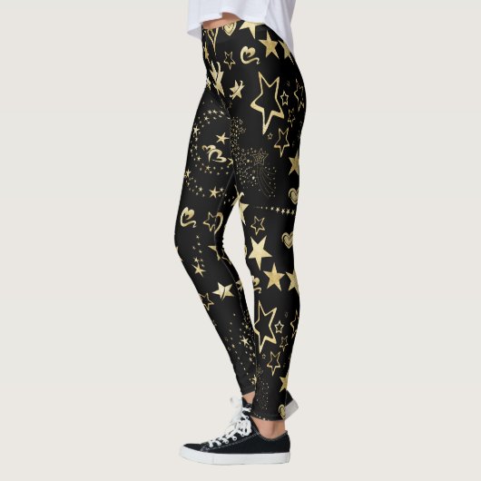 Leggings Motif d'étoiles (Gauche)