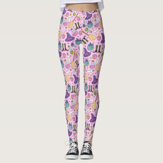 Leggings Motif d'Halloween (Devant)