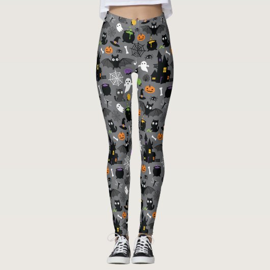 Leggings Motif d'Halloween (Devant)