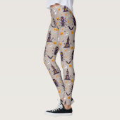 Leggings Motif d'Halloween Éffrayant (Gauche)