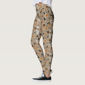 Leggings Motif d'Halloween Éffrayant (Gauche)