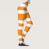 Leggings Motif d'Halloween orange et blanc (Droite)