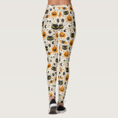 Leggings Motif d'Halloween rétro (Dos)
