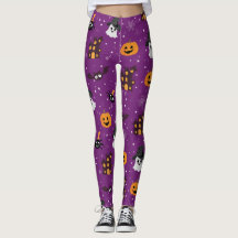 Motif d'Halloween violet