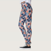 Leggings Motif d'Hibiscus Tropical Côtier (7) (Gauche)