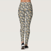 Leggings Motif d'horloge Dandelion (Dos)