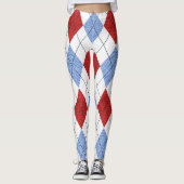 Leggings Motif diamant (Devant)