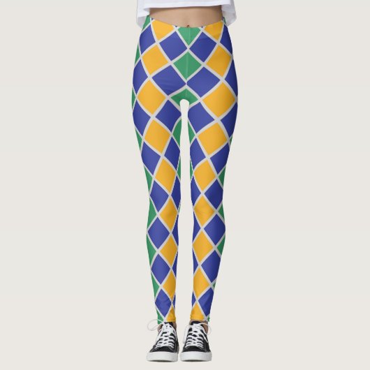 Leggings Motif diamant n° 82 (Devant)