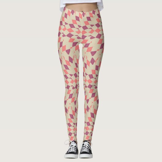 Leggings Motif Diamond Swirl (Devant)