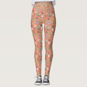 Leggings Motif d'icônes colorées AMIS™ (Devant)