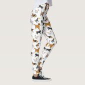 Leggings Motif d'illustrations de chiens mignons (Droite)