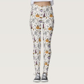 Leggings Motif d'illustrations d'Halloween (Devant)
