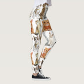 Leggings Motif d'impression chats 01x4 (Droite)