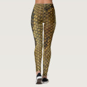 Leggings Motif d'impression de peau de serpent (Dos)
