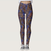Leggings Motif d'impression Leopard et Zebra (Devant)