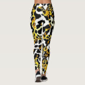 Leggings Motif d'impression Leopard et Zebra Fur (Dos)