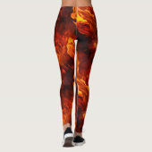 Leggings Motif d'incendie (Dos)