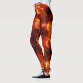 Leggings Motif d'incendie (Gauche)