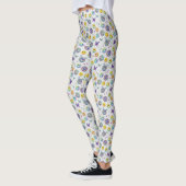 Leggings Motif disco rétro coloré (Gauche)