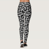 Leggings Motif d'oeil écarquillé - noir (Dos)