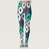 Leggings Motif d'oiges (Devant)