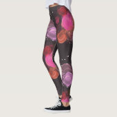 Leggings motif d'oiseaux colorés Abstraits (Gauche)