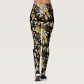 Leggings Motif d'or 06,bw Black BG (Dos)