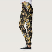 Leggings Motif d'or 06,bw Black BG (Gauche)
