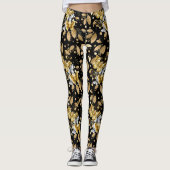 Leggings Motif d'or 06,bw Black BG (Devant)