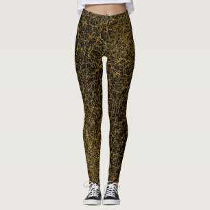 Leggings Motif d'or 09.bw DGreen BG