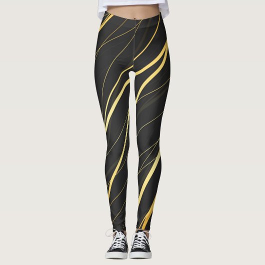 Leggings Motif d'or 1 (Devant)