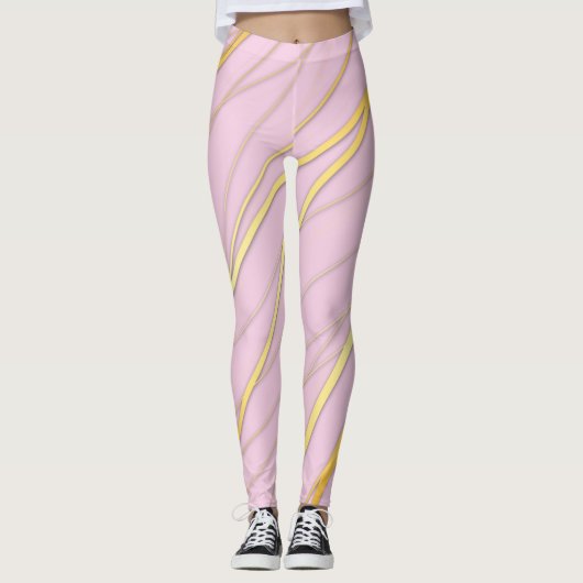 Leggings Motif d'or 2 (Devant)