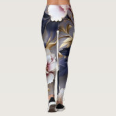 Leggings Motif d'orchidées (Dos)