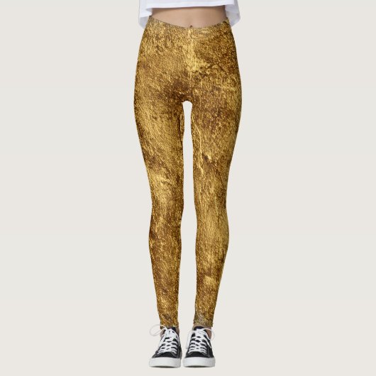 Leggings Motif doré (Devant)
