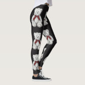 Leggings Motif d'ours de nounours, dessin au crayon, ours (Droite)