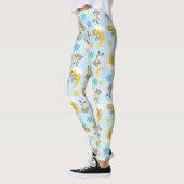 Leggings Motif D'Ours, Mignonnes Ours, Nounours, Étoiles (Gauche)