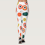 Leggings Motif du cercle de points de jeu (Dos)
