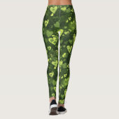 Leggings Motif du coeur vert (Dos)