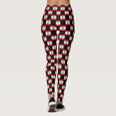 Leggings motif du drapeau À damiers Liban (Dos)