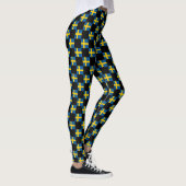Leggings motif du drapeau À damiers Suède (Droite)