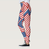 Leggings MOTIF du drapeau américain (Gauche)