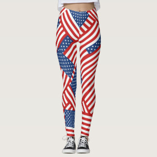 Leggings MOTIF du drapeau américain