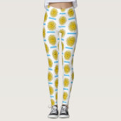 Leggings Motif du drapeau argentin (Devant)
